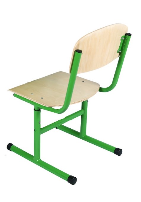 Учнівський Т-подібний стілець, АНШАР ГРУП (132182) ростова група №3-6,фанера покрита екологічно-чистим лаком, міцна кругла труба